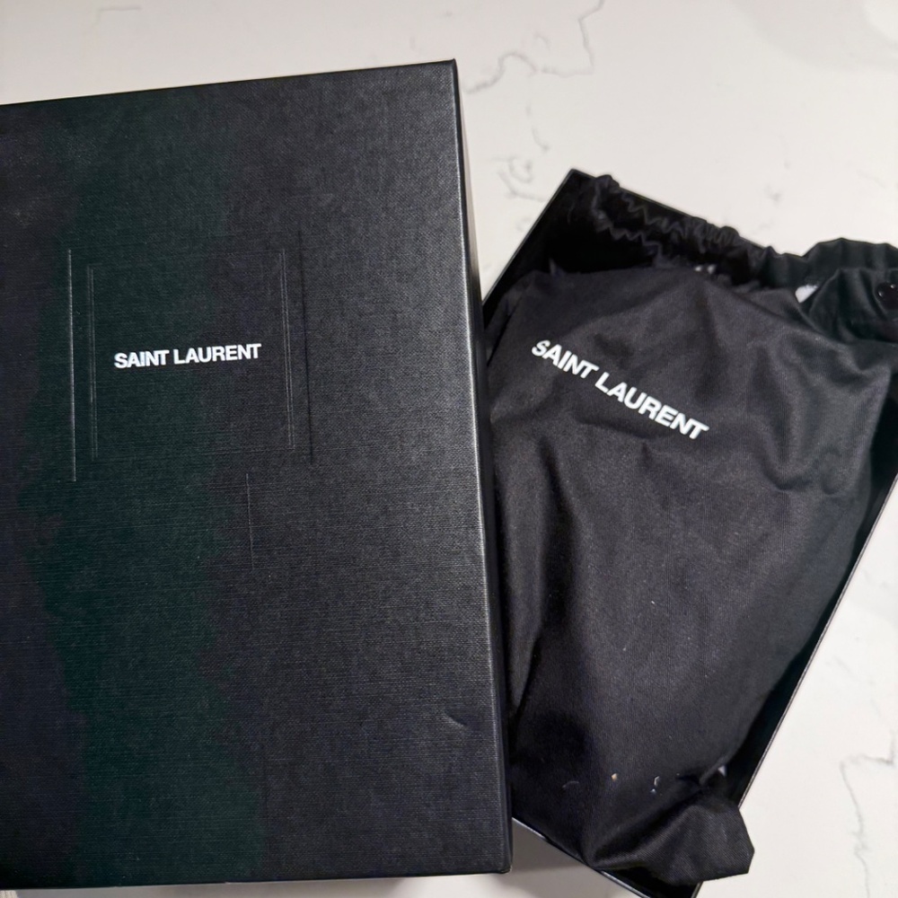 Saint Laurent Mini Loulou Matelassé Leather Crossbody Bag - Picture 9 of 9